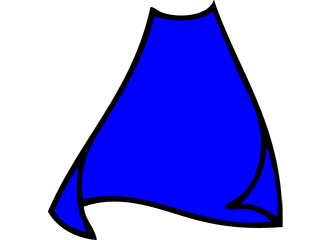 Blauwe Capes