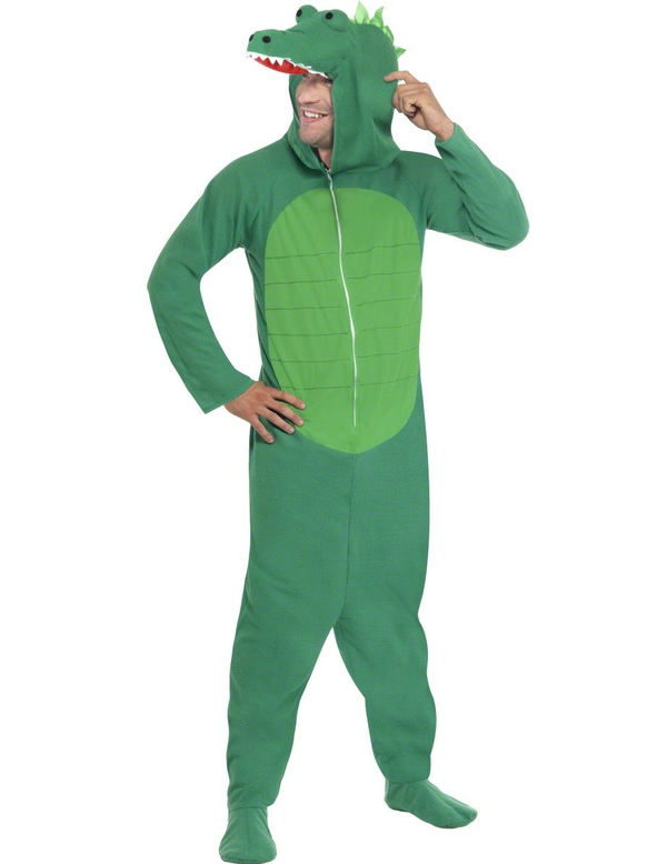 Krokodil Onesie Kostuum