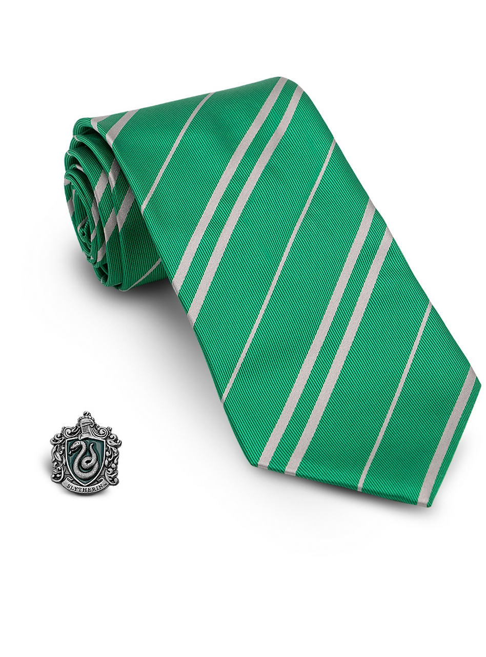 Harry Potter Slytherin Stropdas Met Pin Groen