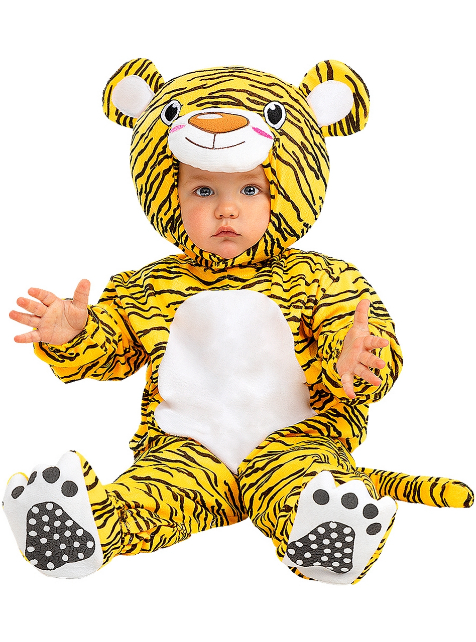 Schattige Tijger Onesie Kind Kostuum