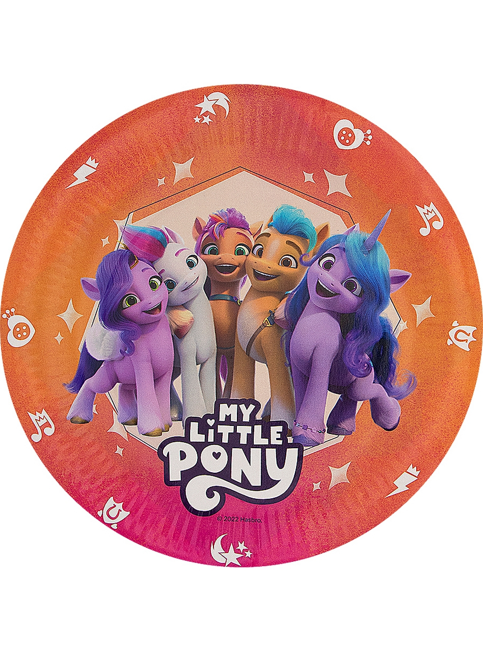 My Little Pony Bord Bord 23 Centimeter 8 Stuks