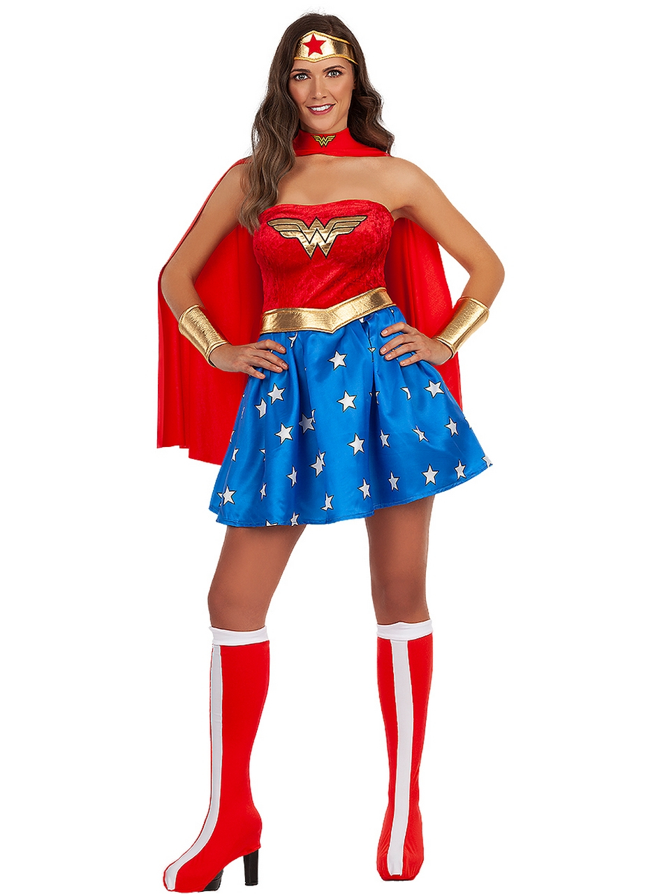 Wonderschone Wonderwoman Vrouw Kostuum