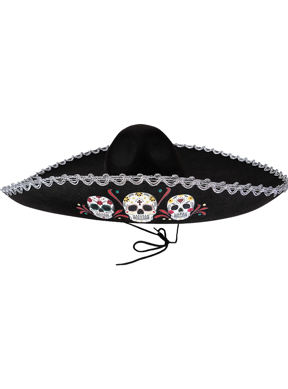 Mexicaanse Mariachi Skull Hoed