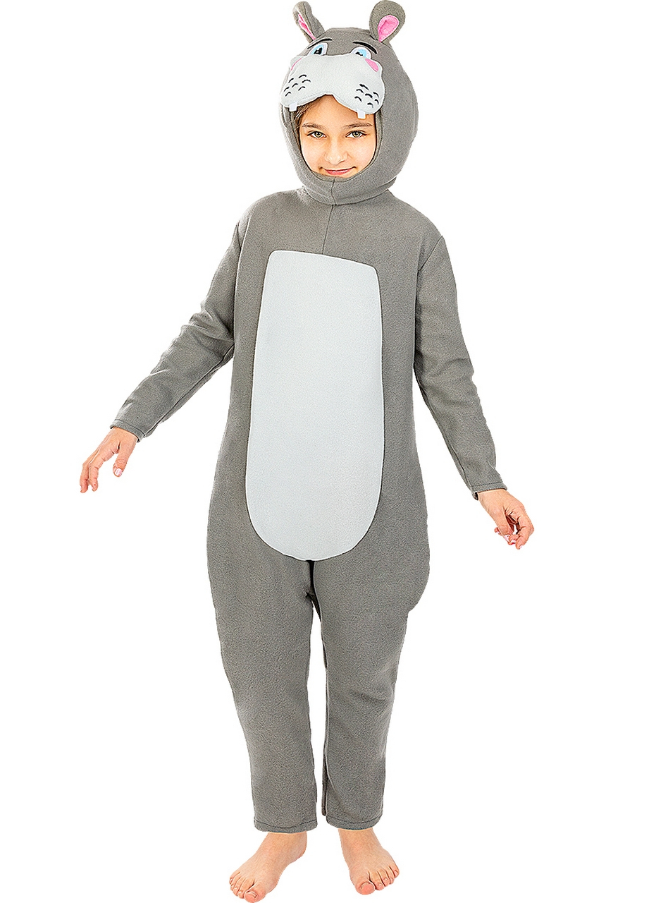 Hippe Nijlpaard Onesie Kind Kostuum