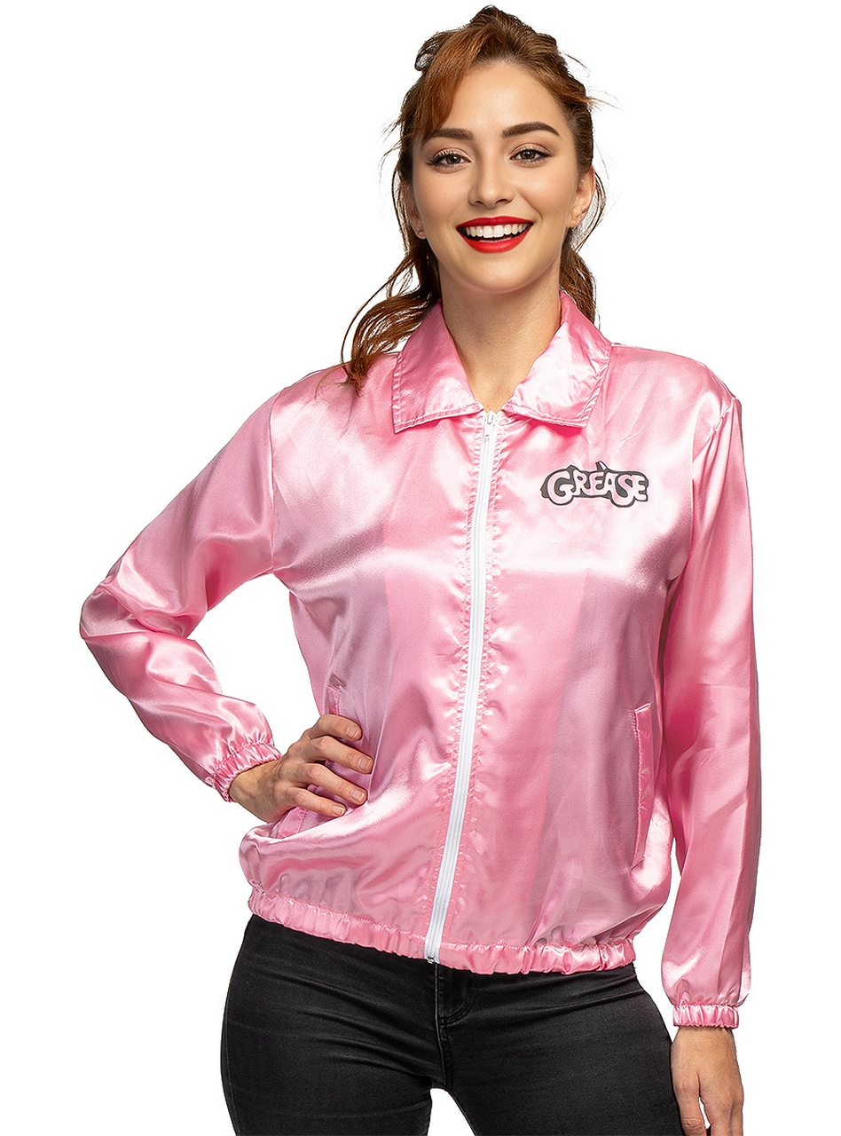 Grease Pink Ladies Jas Roze Vrouw