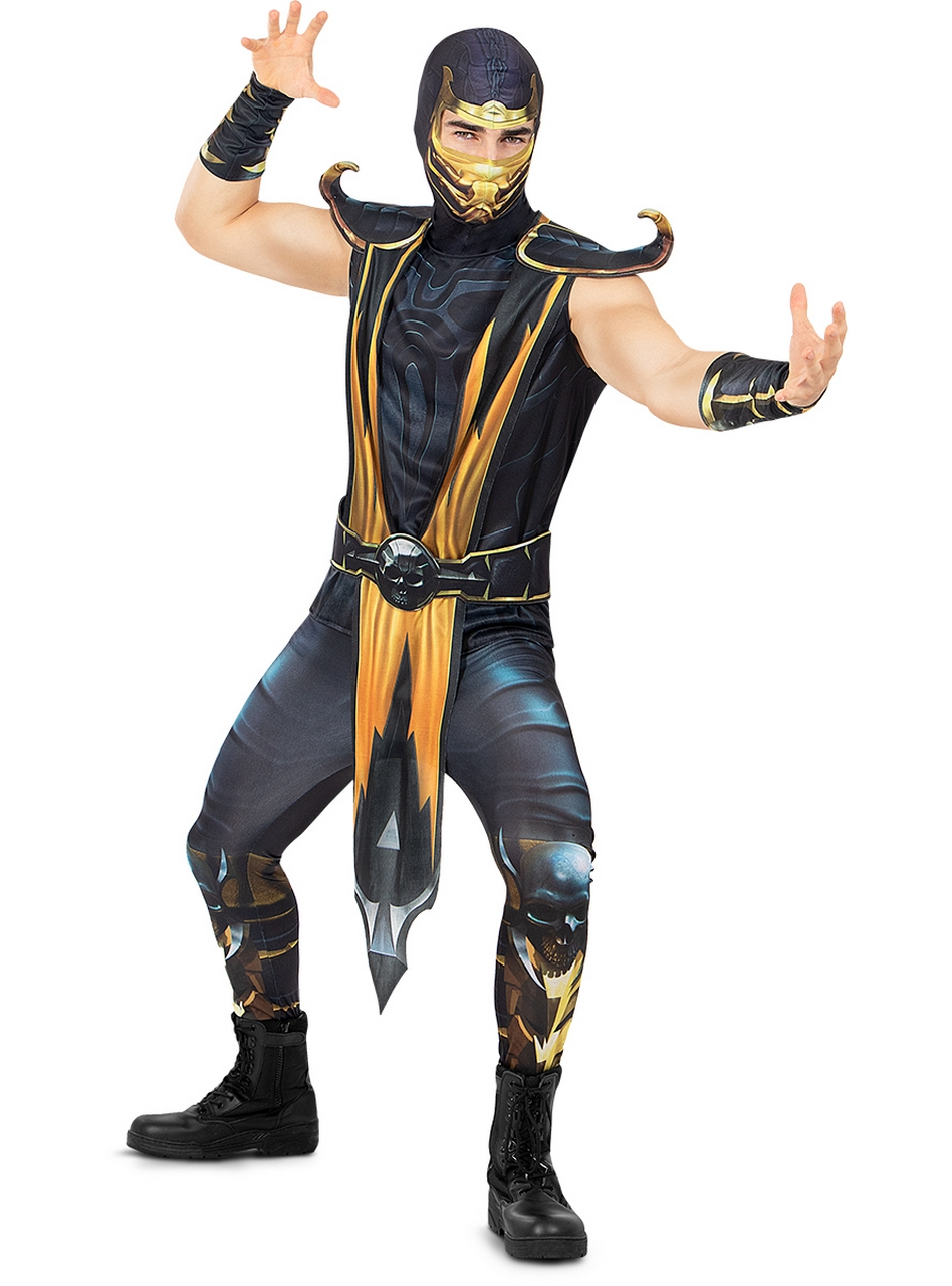 Scorpion Mortal Kombat Man Kostuum