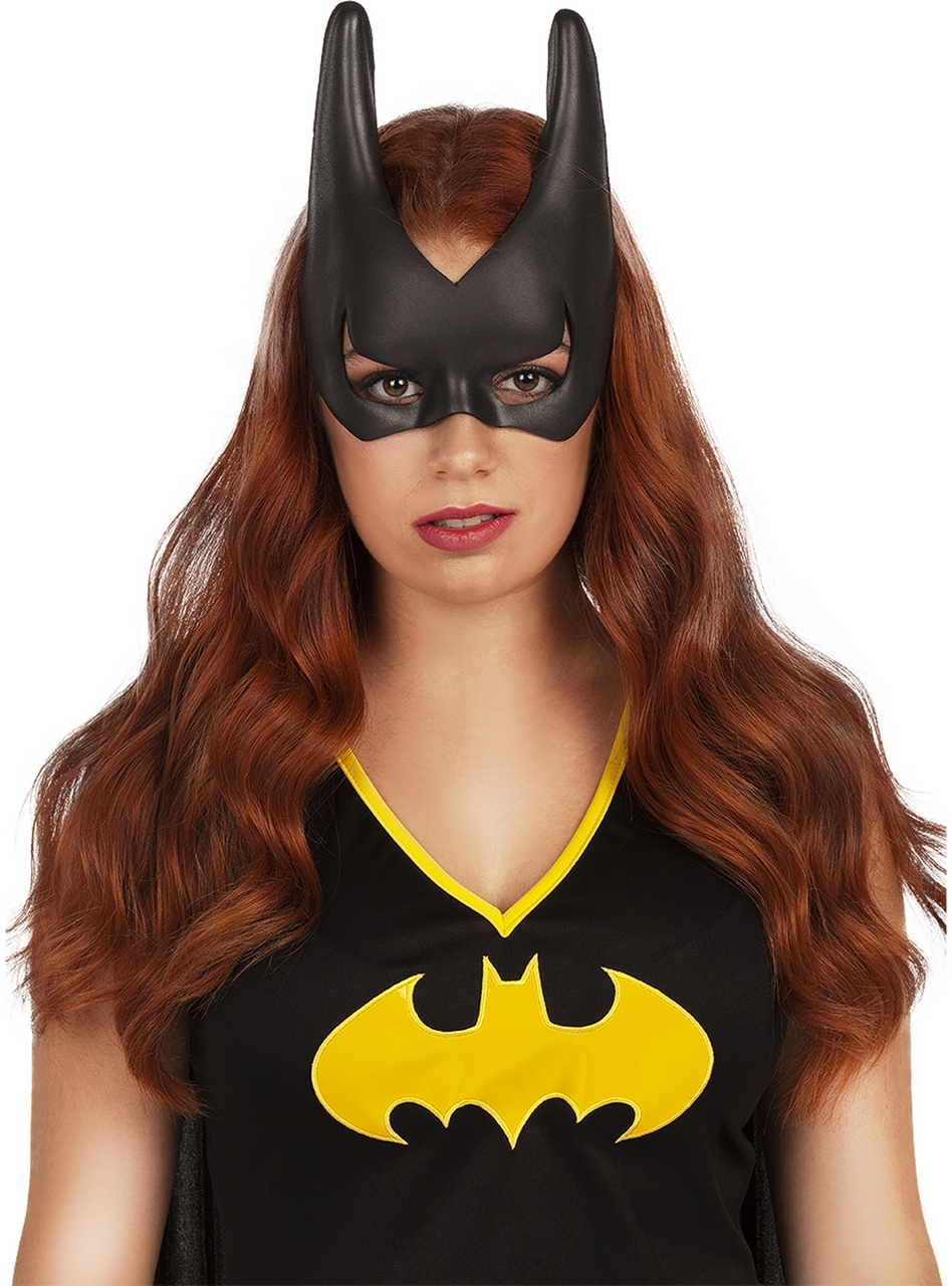 Zwart Batgirl Masker