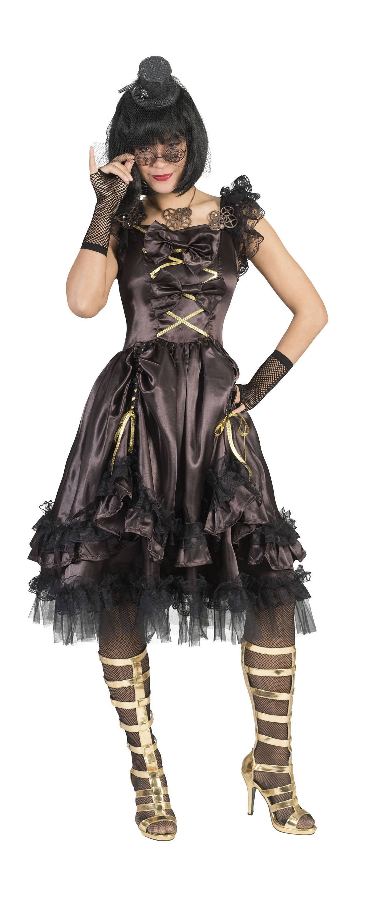 Steampunk Dame Techna Vrouw Kostuum