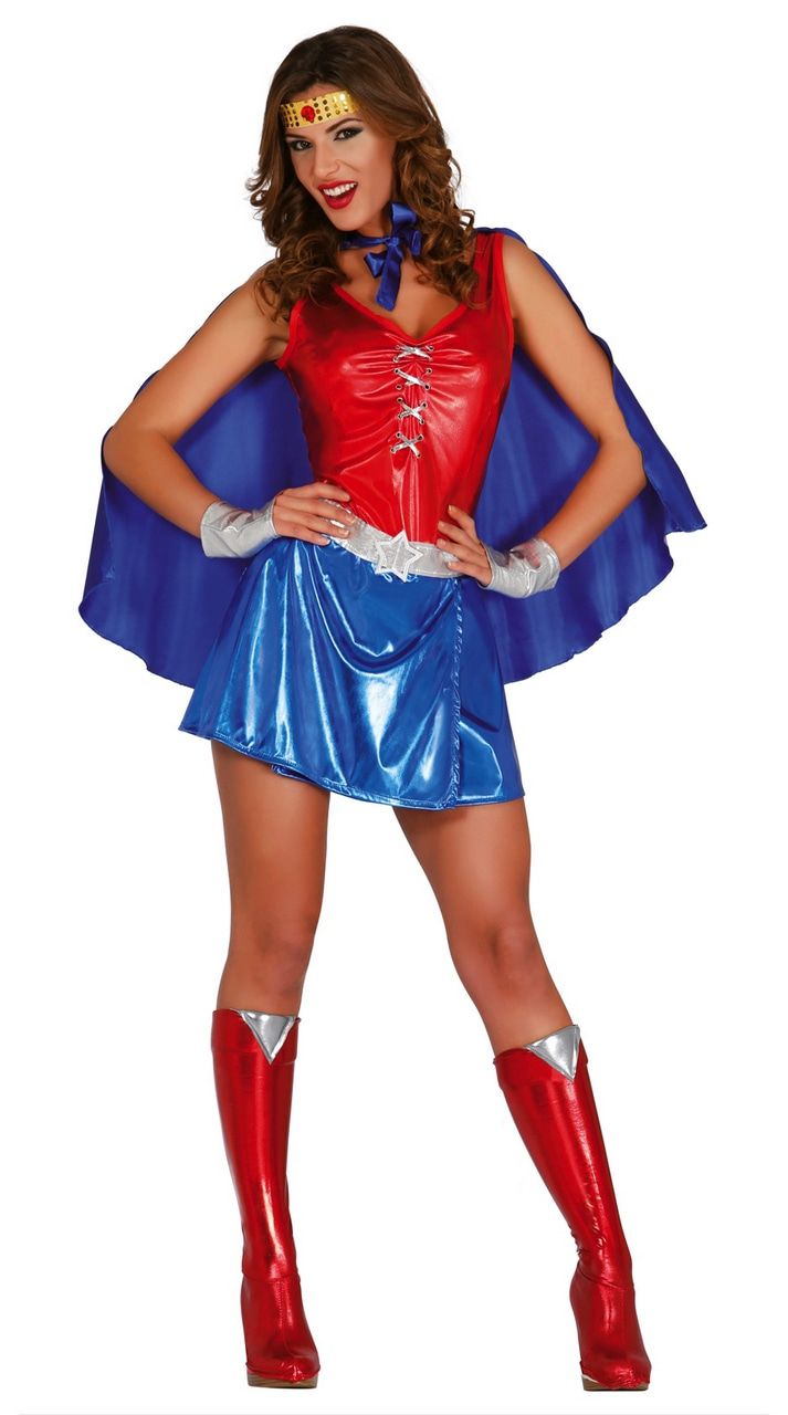 Super Sterke Wonder Woman Vrouw Kostuum