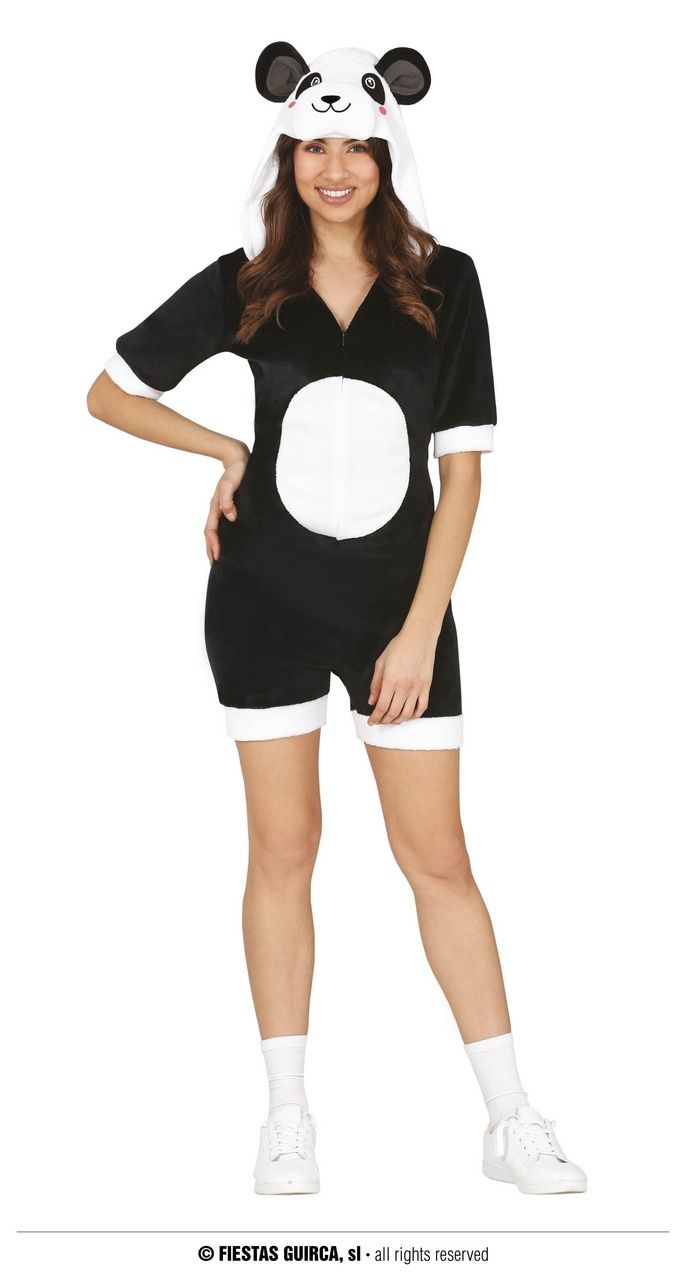 Pando De Panda Korte Jumpsuit Vrouw Kostuum