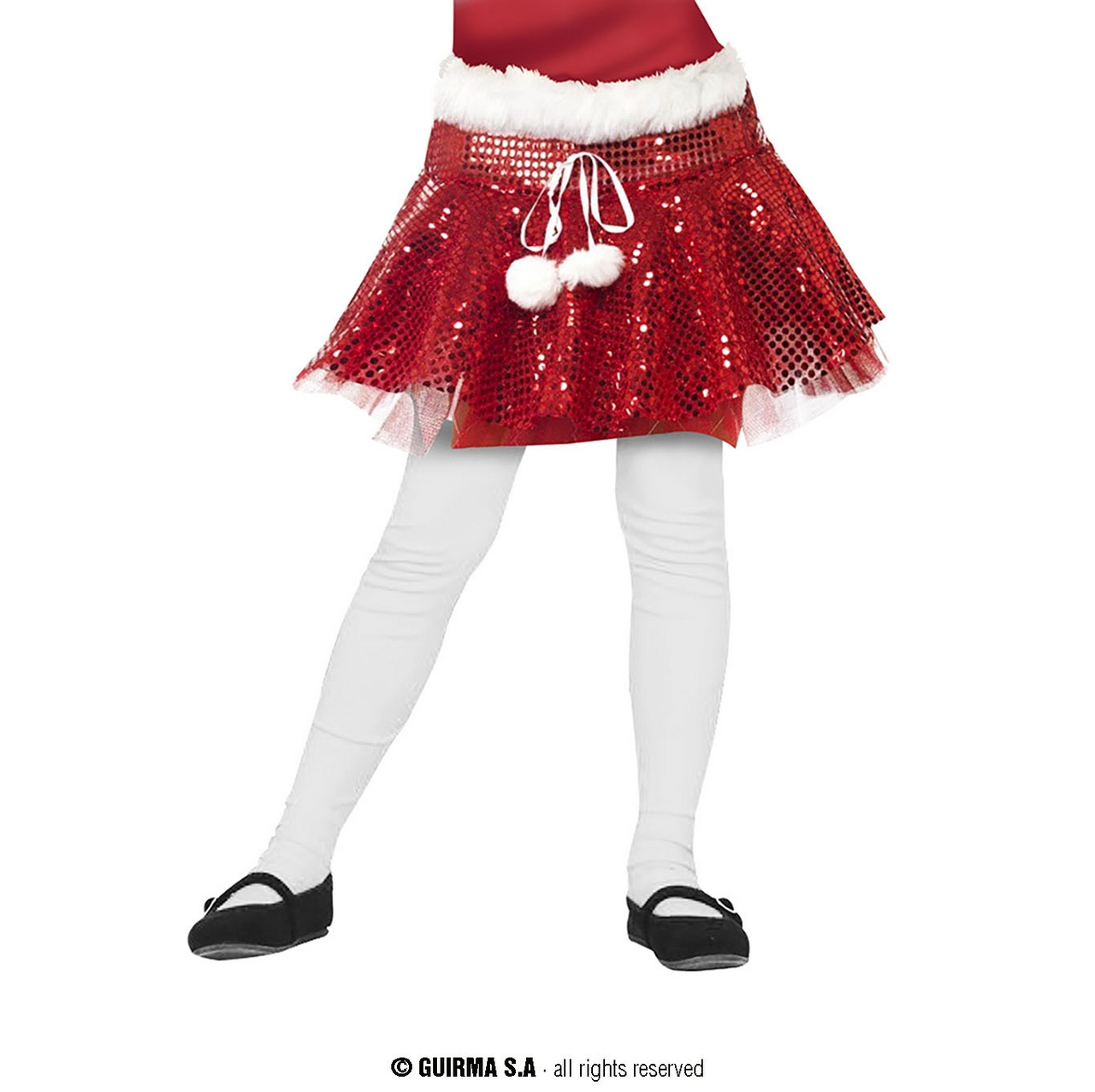 Pailletten Tutu Rood Kerst Kind Meisje