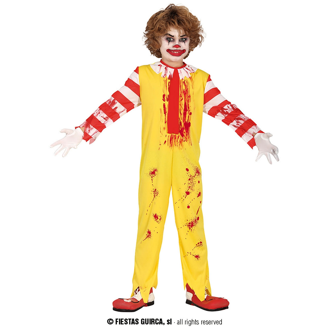 Scary Mcfastfood Clown Kind Kostuum