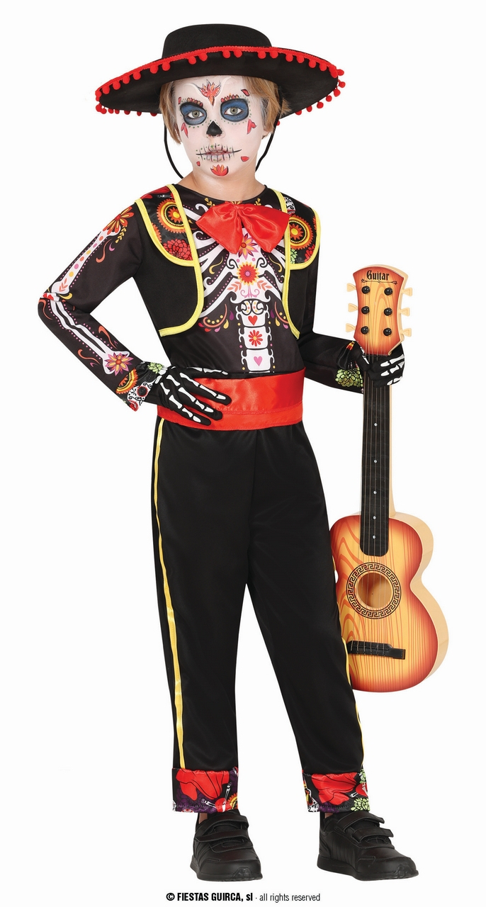 Jongste Mariachi Bandlid Miguelito Jongen Kostuum