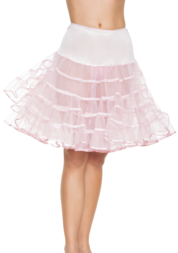 Medium Lange Petticoat Lichtroze