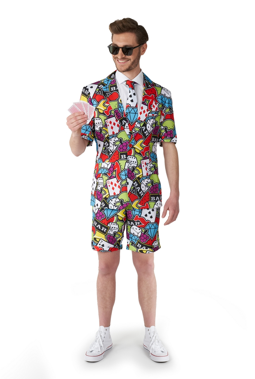 Zomer Casino Icons The Gambler Suitmeister Short Man Kostuum