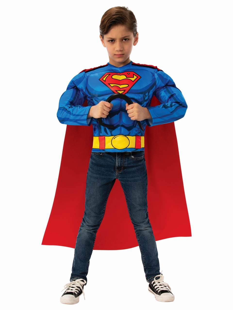 Superduper Held Superman Kind Kind Kostuum