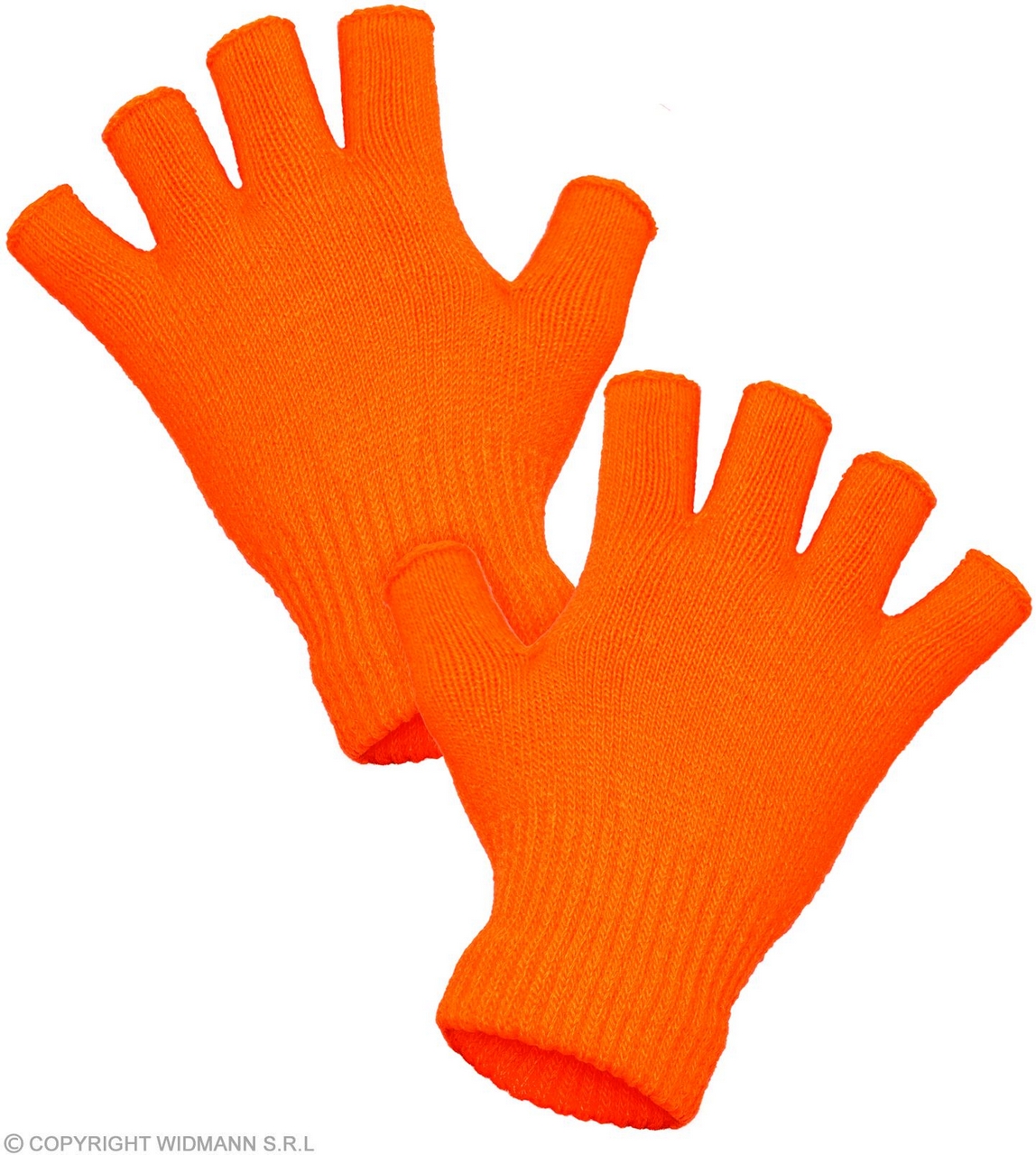 Vingerloze Handschoenen Neon Oranje Handig Warm