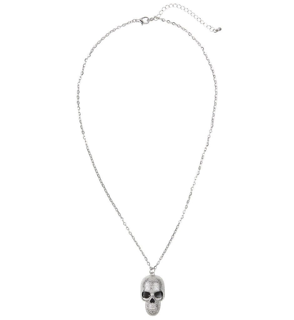 Horror Ketting Zilver Met Schedels