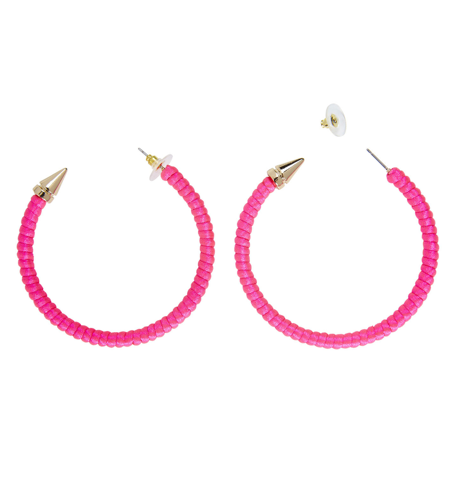 Rock Chick Oorbellen Neon Roze