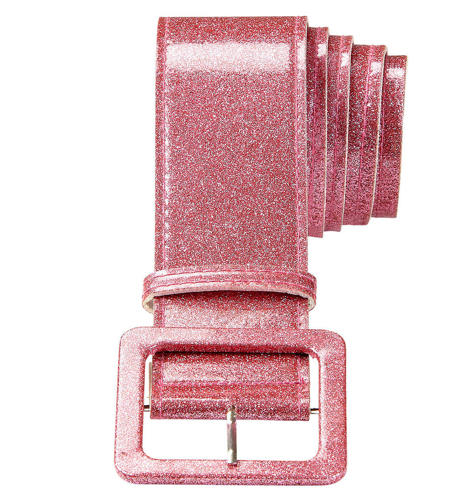 Glamour Riem Glitter 120 Centimeter, Roze