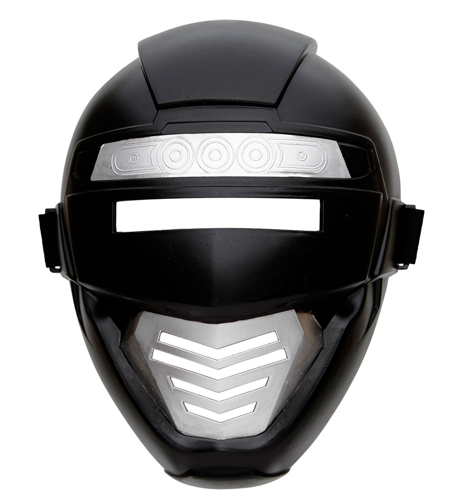 Power Ranger Robotmasker Kind, Zwart