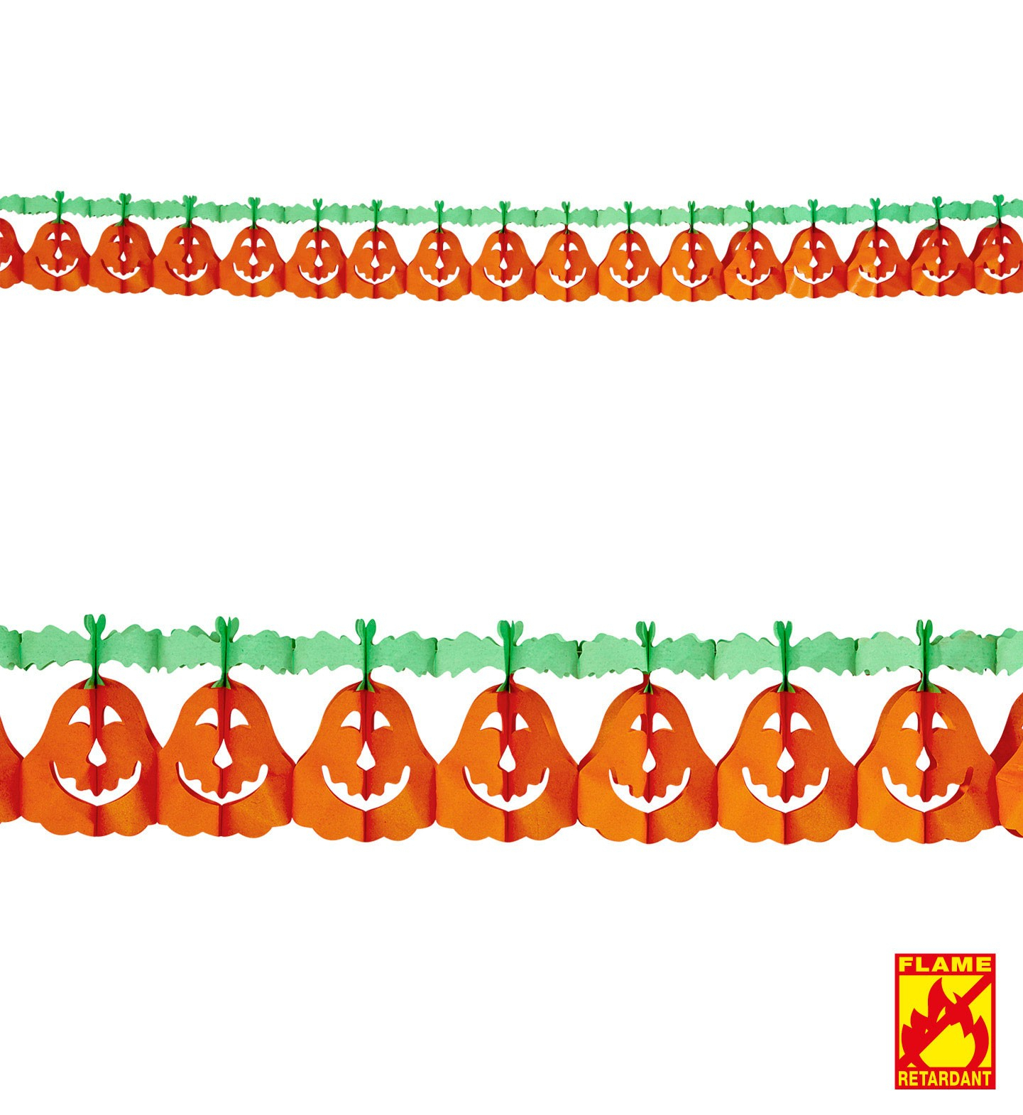 Vrolijke Halloween Slinger Pompoen 4 Meter