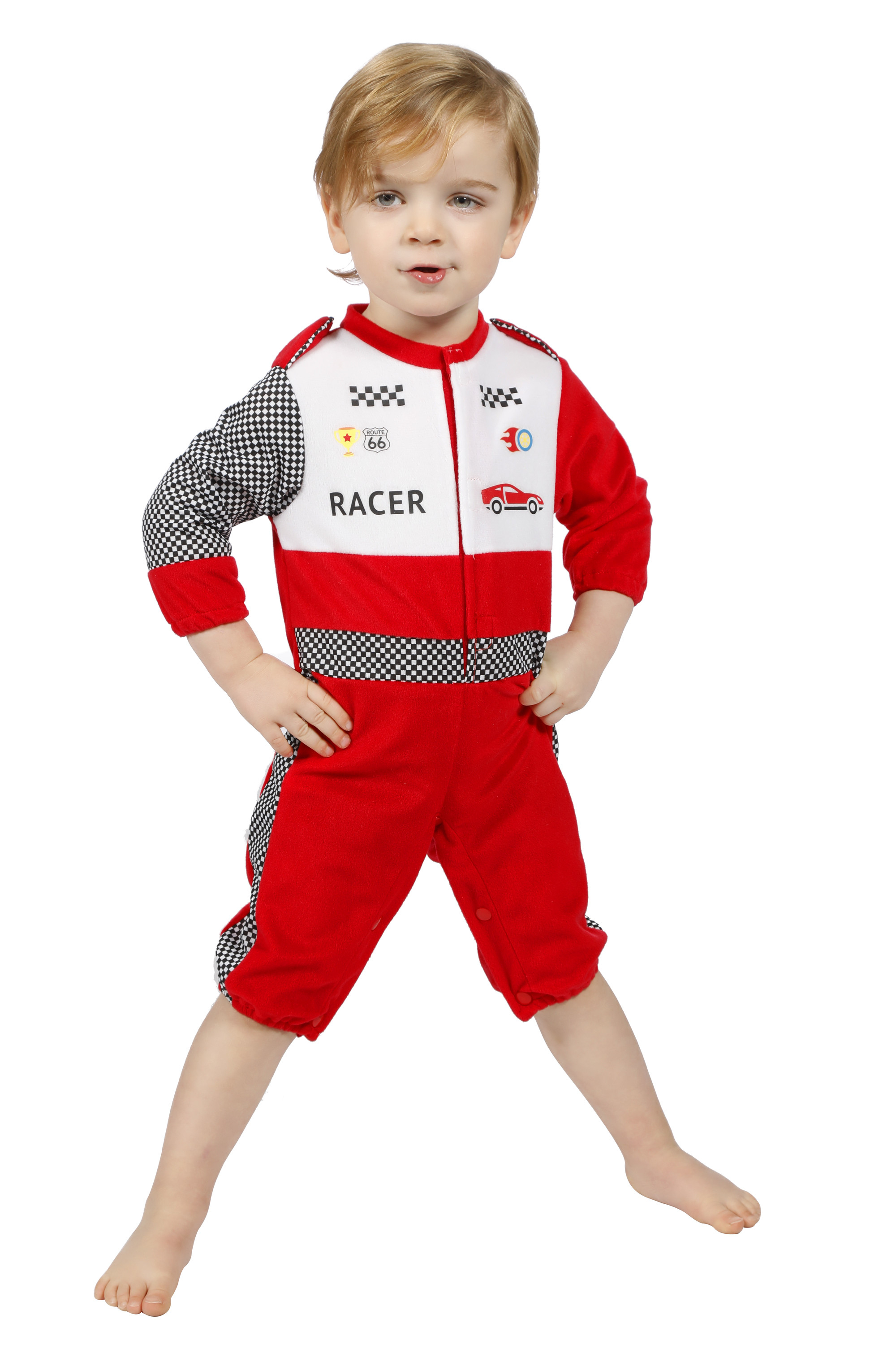 Baby Racer Formule Onesie Jongen Kostuum