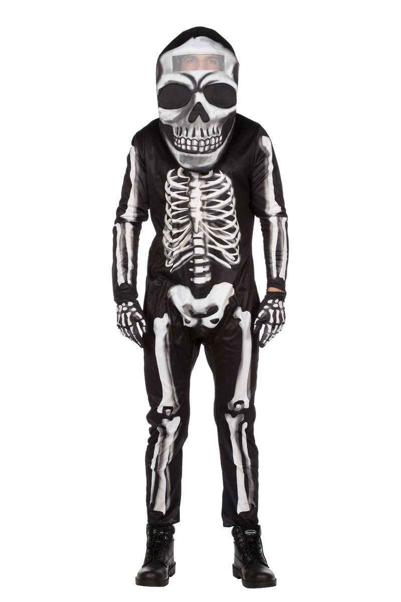 Waterhoofd Skelet Halloween Man Kostuum