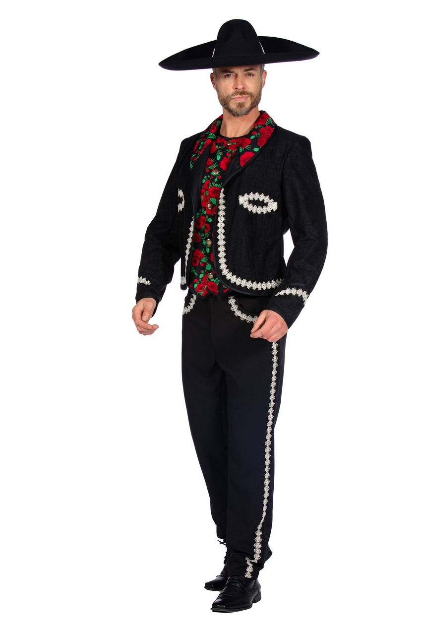 Mexicaanse Mariachi Bandlid Carlos Man Kostuum