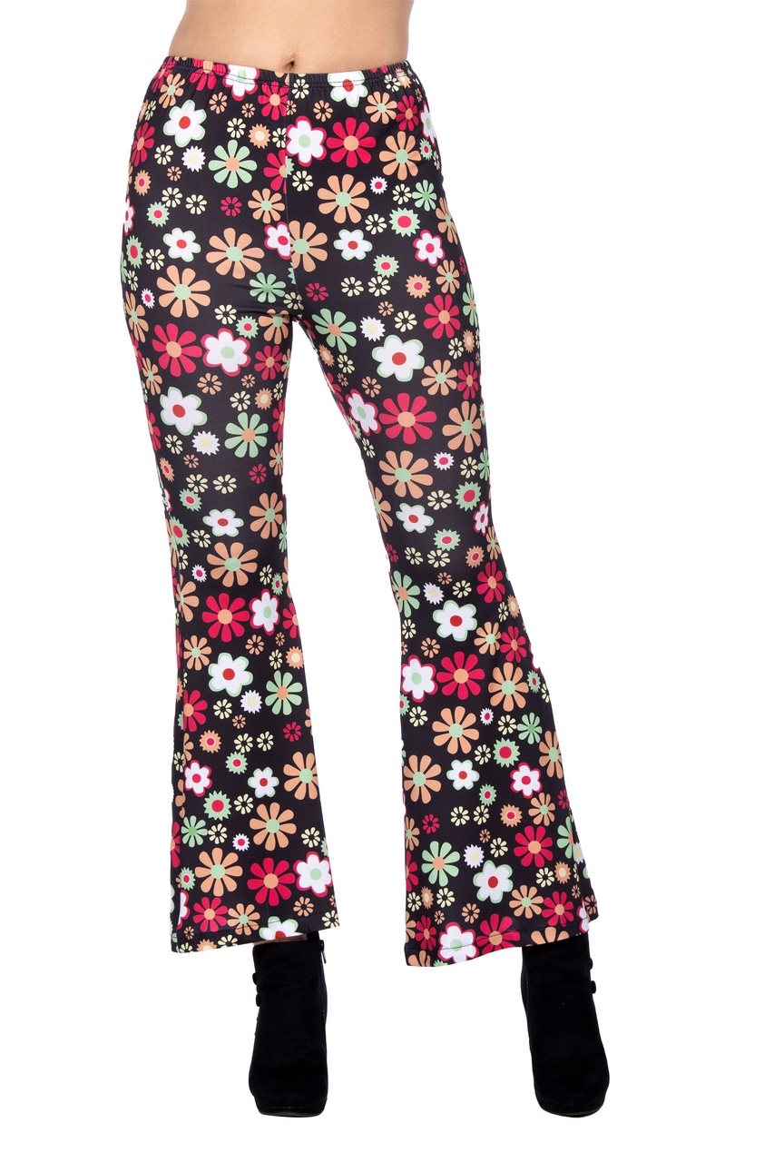 Hippiebroek Flowerparty Vrouw