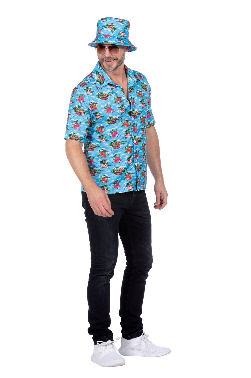 Tropical Island Vibes Hawaii Shirt Man