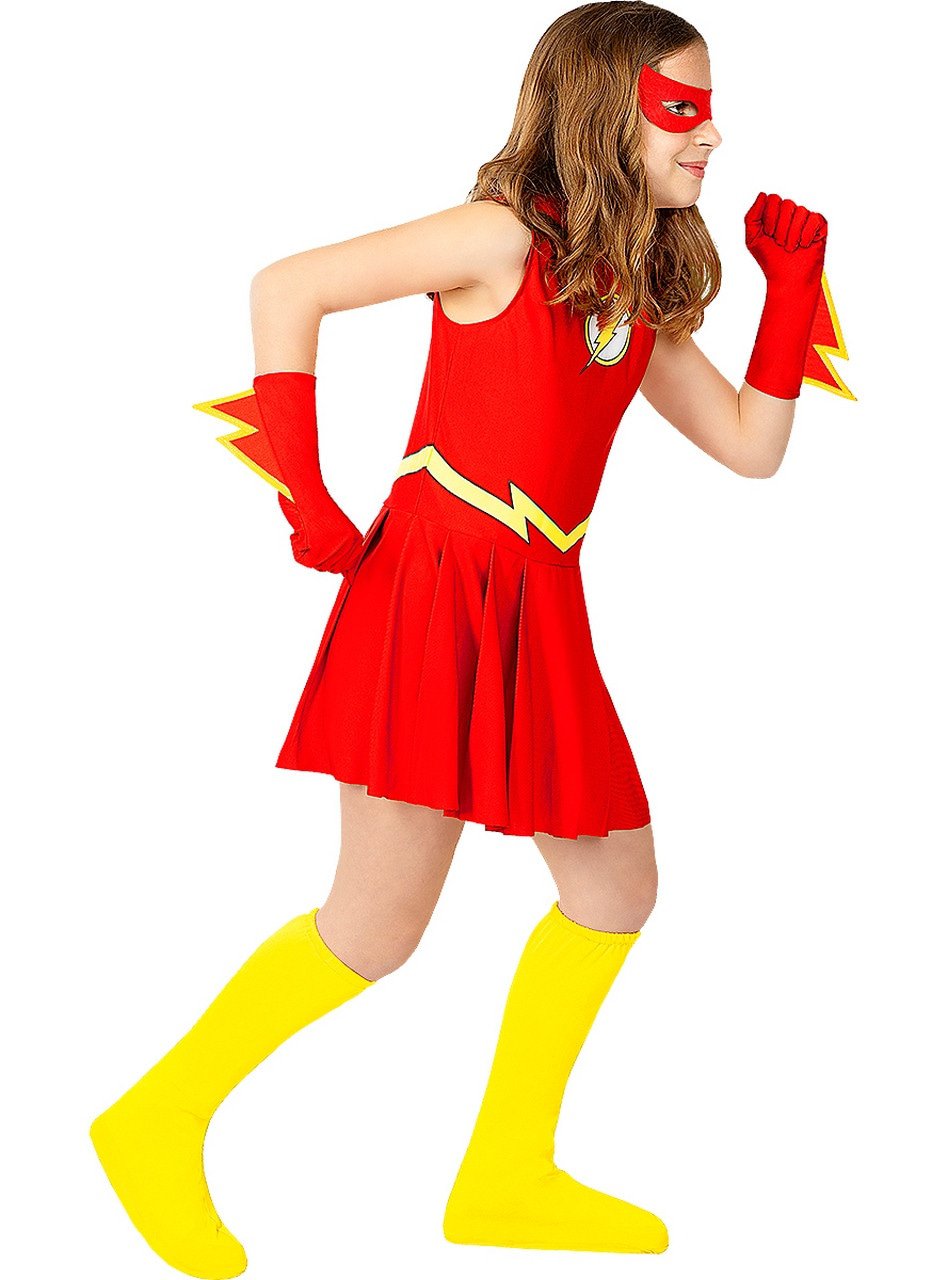 Flash Costume For Girls Meisje Kostuum