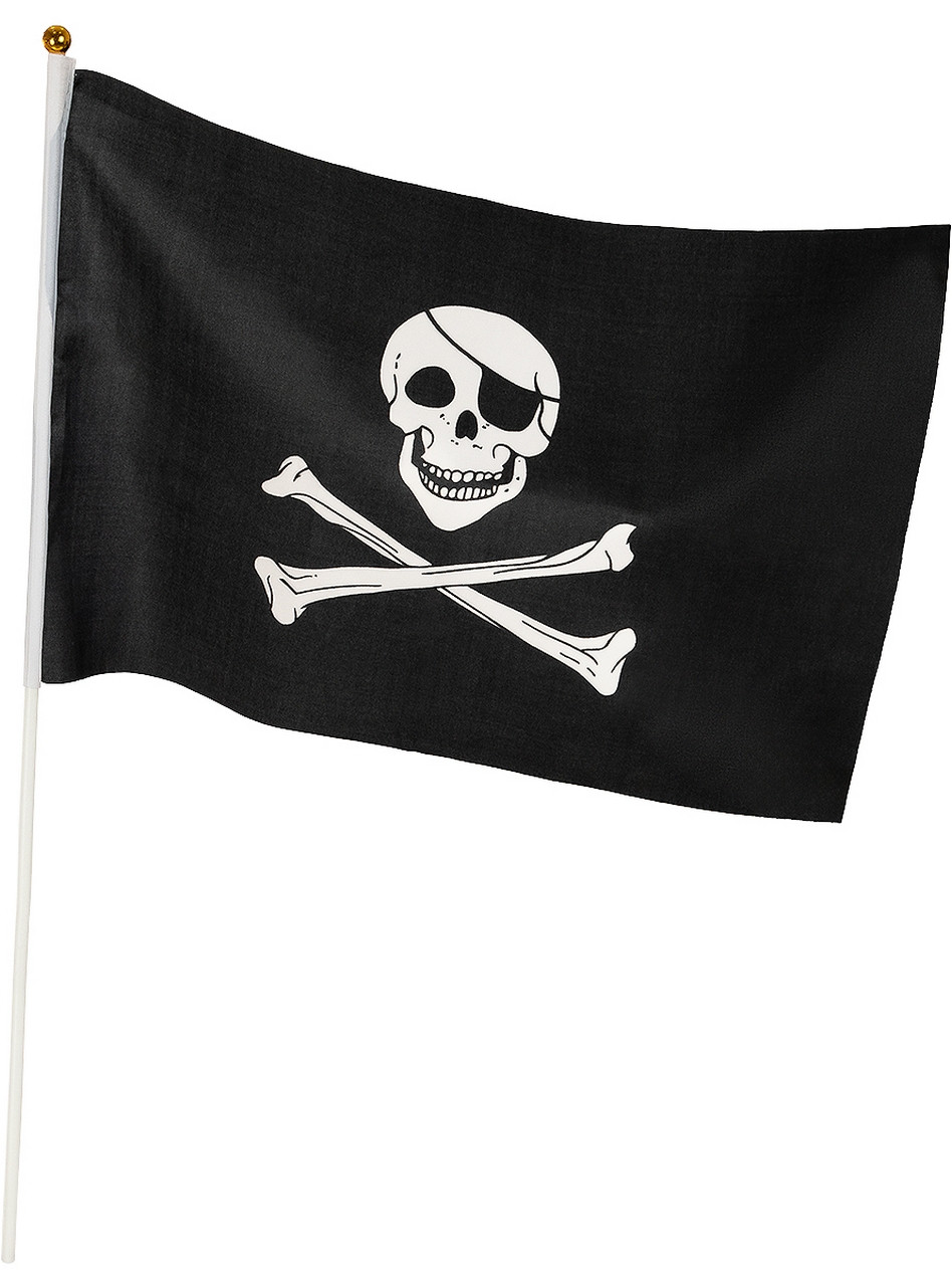 Piraten Vlag Zwart