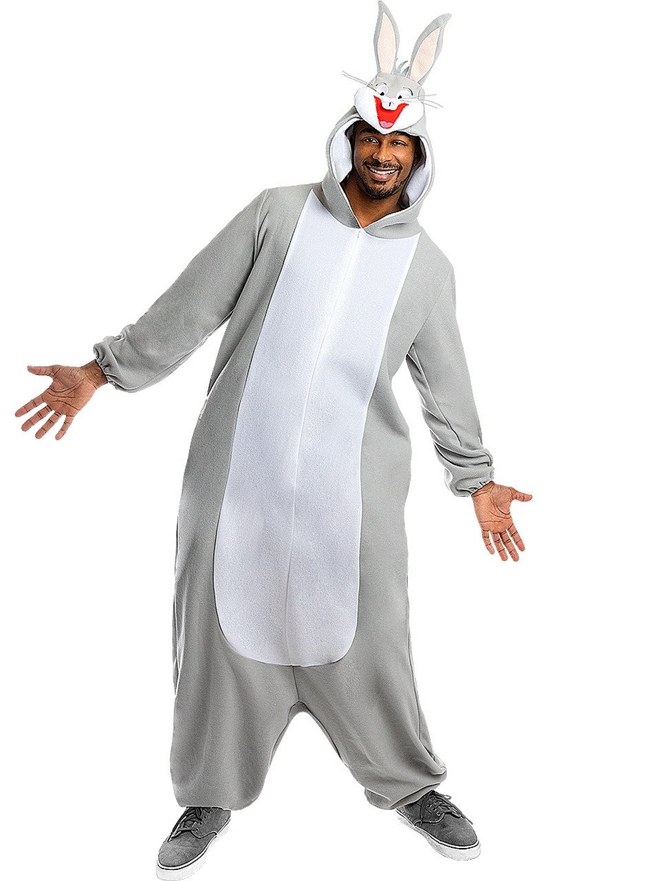 Bugs Bunny Grijze Konijn Onesie Kostuum