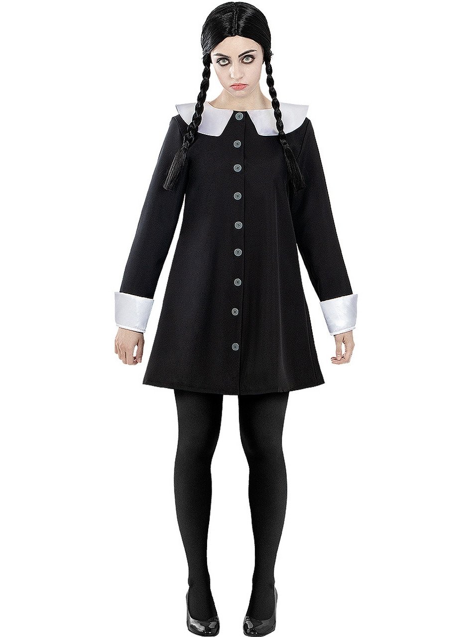 Wednesday Addams Family Vrouw Kostuum