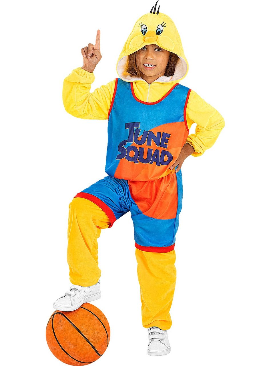 Tweety Space Jam Costume For Kids Looney Tunes Kind Kostuum