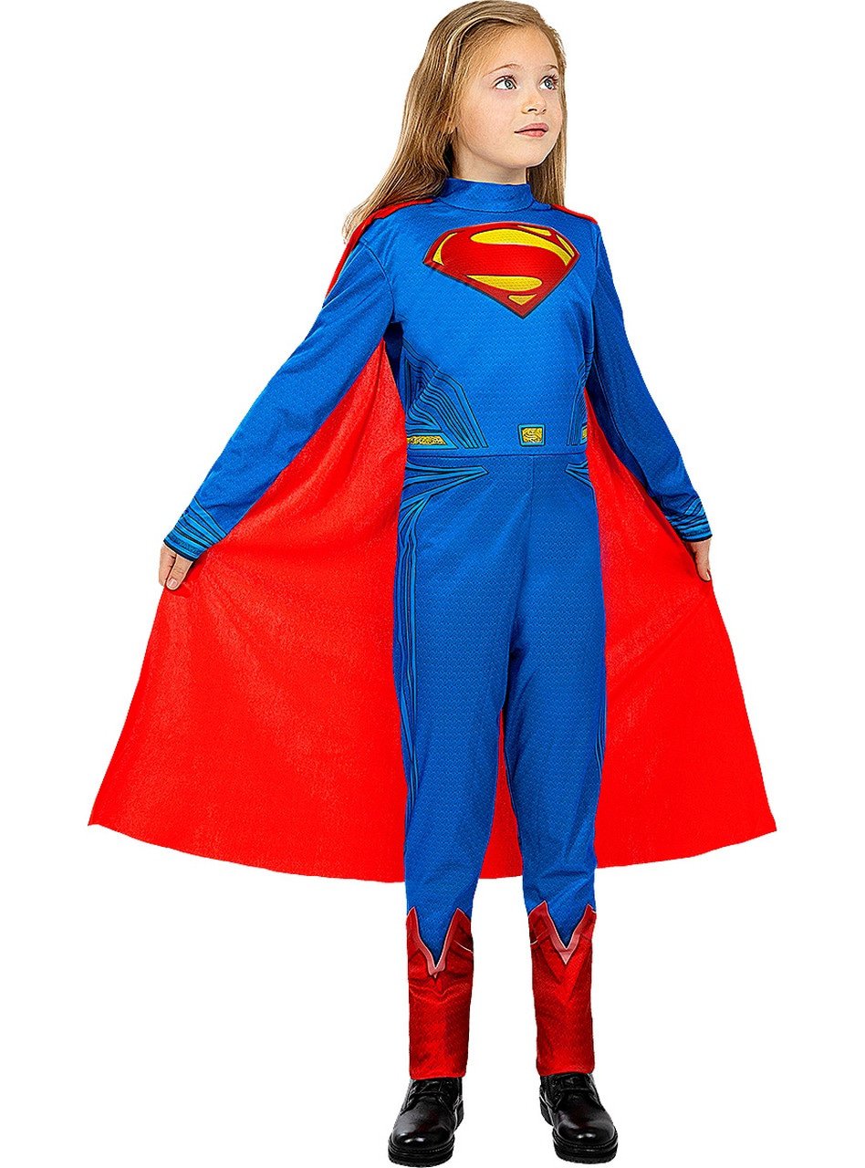 Jongedame Van Staal Supergirl Uit Justice League Kind Kostuum