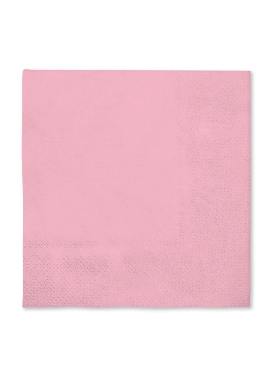 16 Baby Roze Servetten 33x33cm