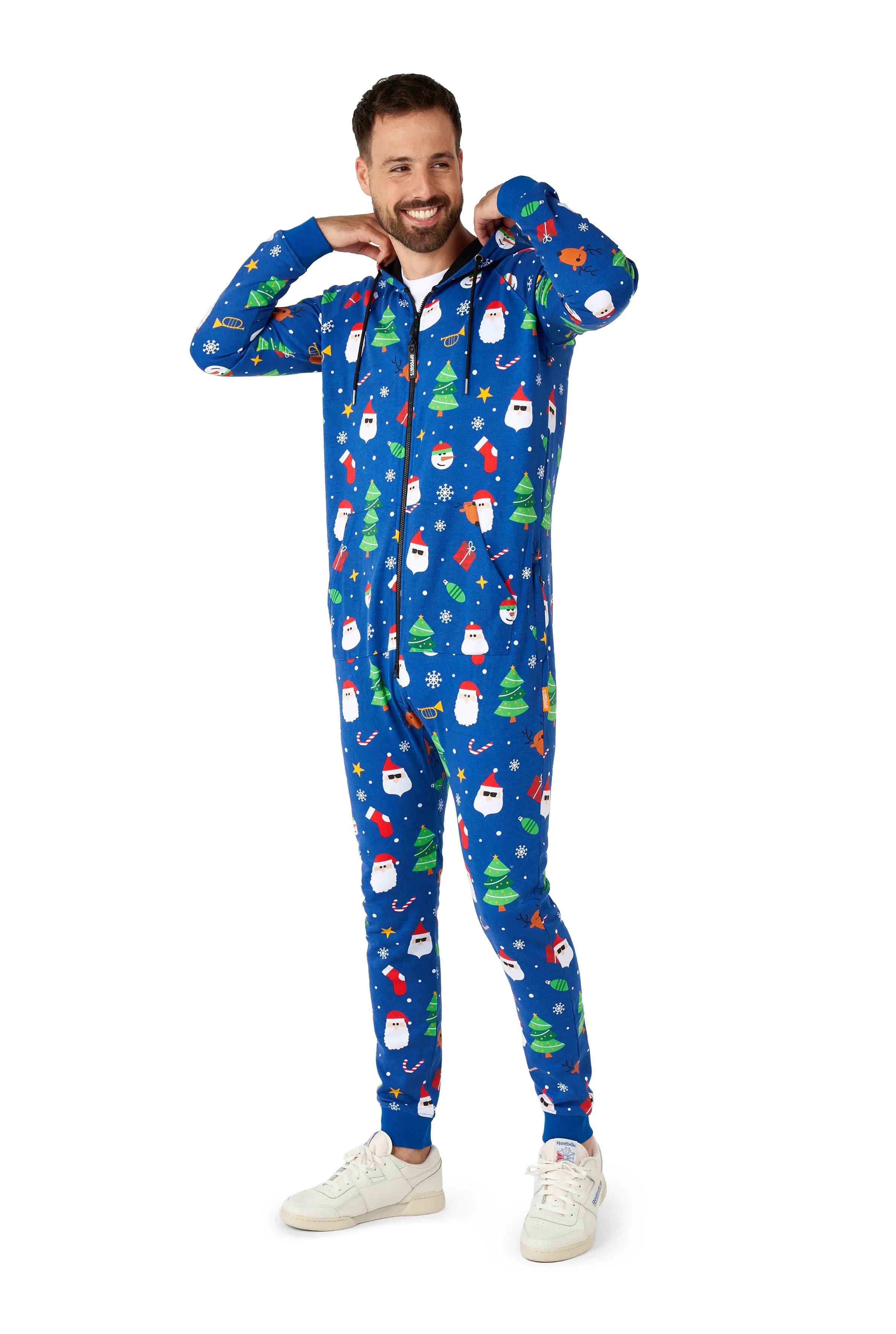 Onesie Ultimate Xmas Blauw Kostuum