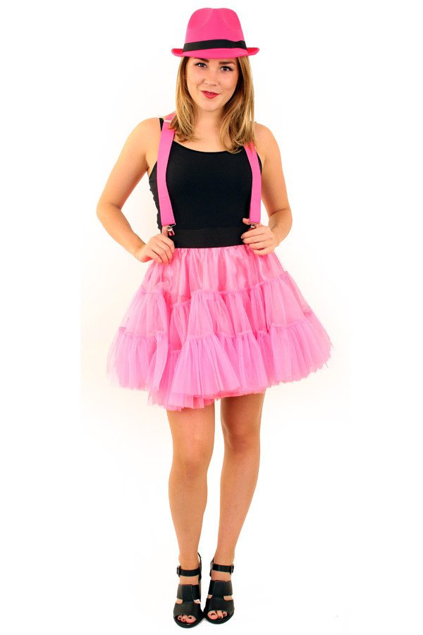 Rock And Roll Petticoat 3 Lagen Roze Vrouw