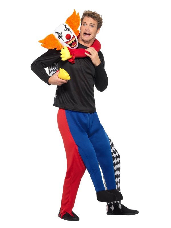 Killer Horror Clown Op Je Nek Kostuum