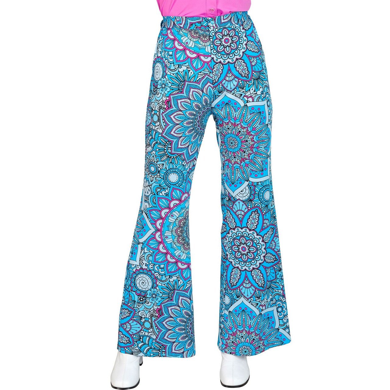 Super 60s Mandala Blue Broek Vrouw