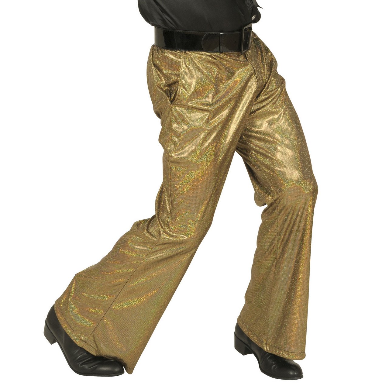 Holografische Broek, Goud Man