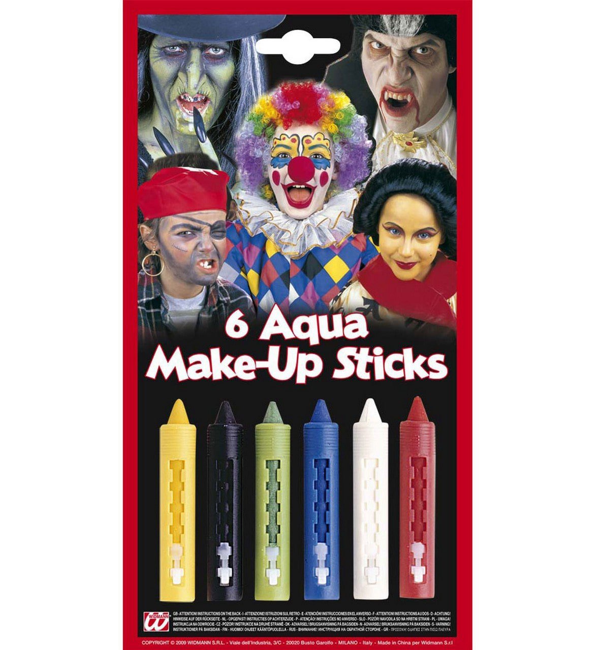 Aqua Make-Up Stiften Per 6