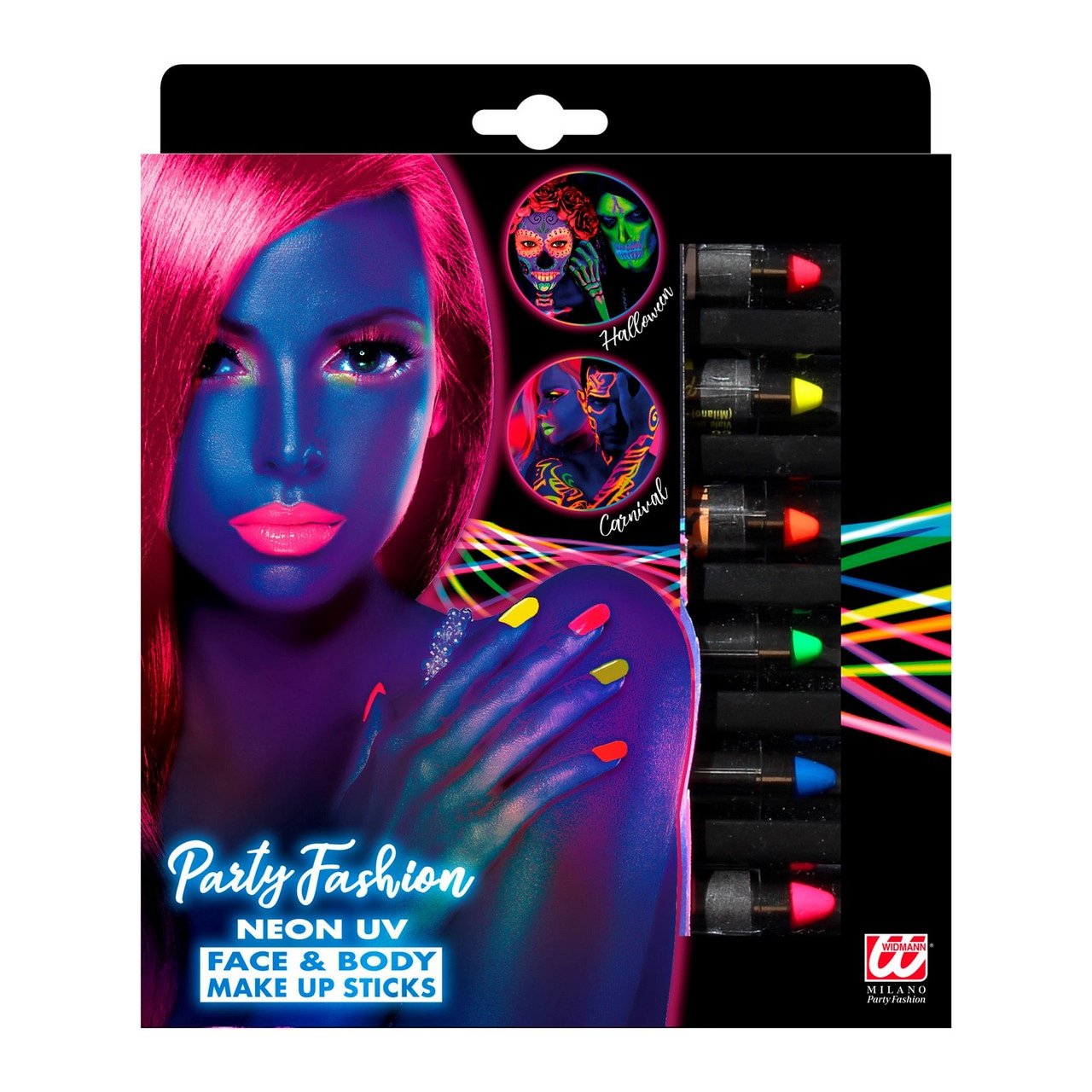 Set Van 6 Neon Make-Up Potloden