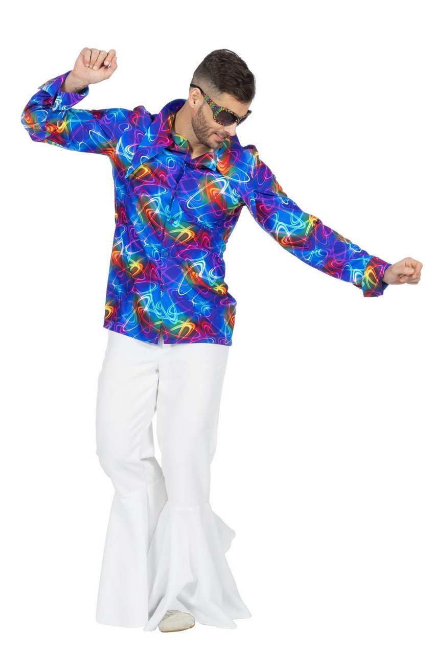 Shirt Disco Atomic Swirls Man