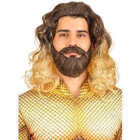 Aquaman Koning Van De Zee Pruik Met Baard