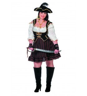 Pirate Bruin Dutch Delight Jurk Vrouw