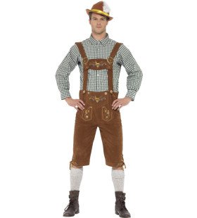 Luxe Beierse Lederhosen Met Hemd Hanz Man Kostuum