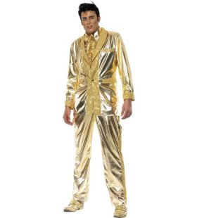 Elvis Kostuum (Goud) Man